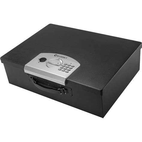 metal lock box safe|secure lock box for home.